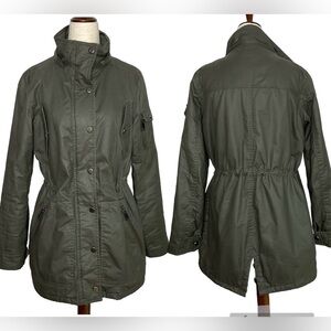 Victoria's Secret Warm Jacket Cinch Waist Size S/P Green